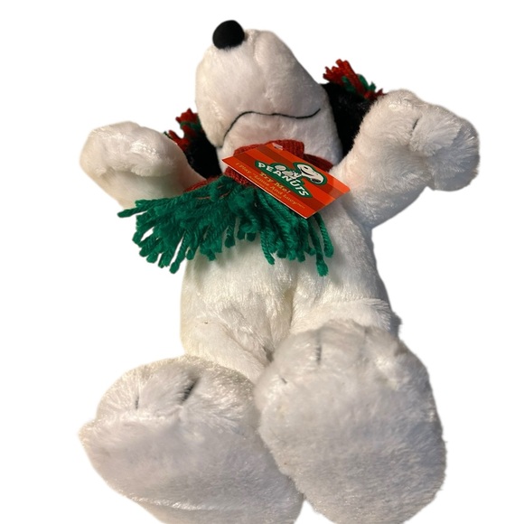 Peanuts x DanDee Snoopy Christmas Winter Animated Plush 2014 Collectible NWT - Picture 5 of 7